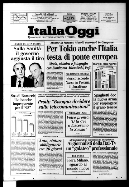 Italia oggi : quotidiano di economia finanza e politica